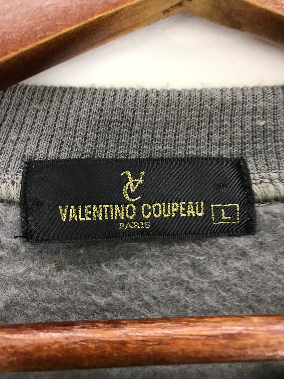 Vintage 90s Valentino Coupeau Paris Sweatshirt Spallout | Etsy