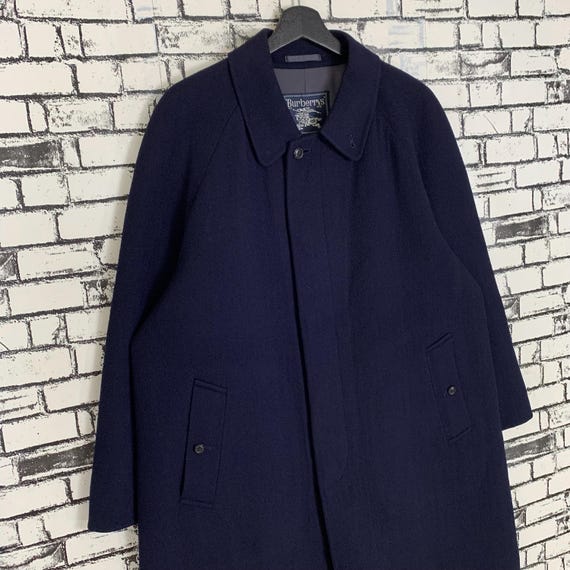 ジャケット・アウター vintage Burberrys wool casumere coat Vintage Burberrys Wool and Cashmere Long Coat - Etsy