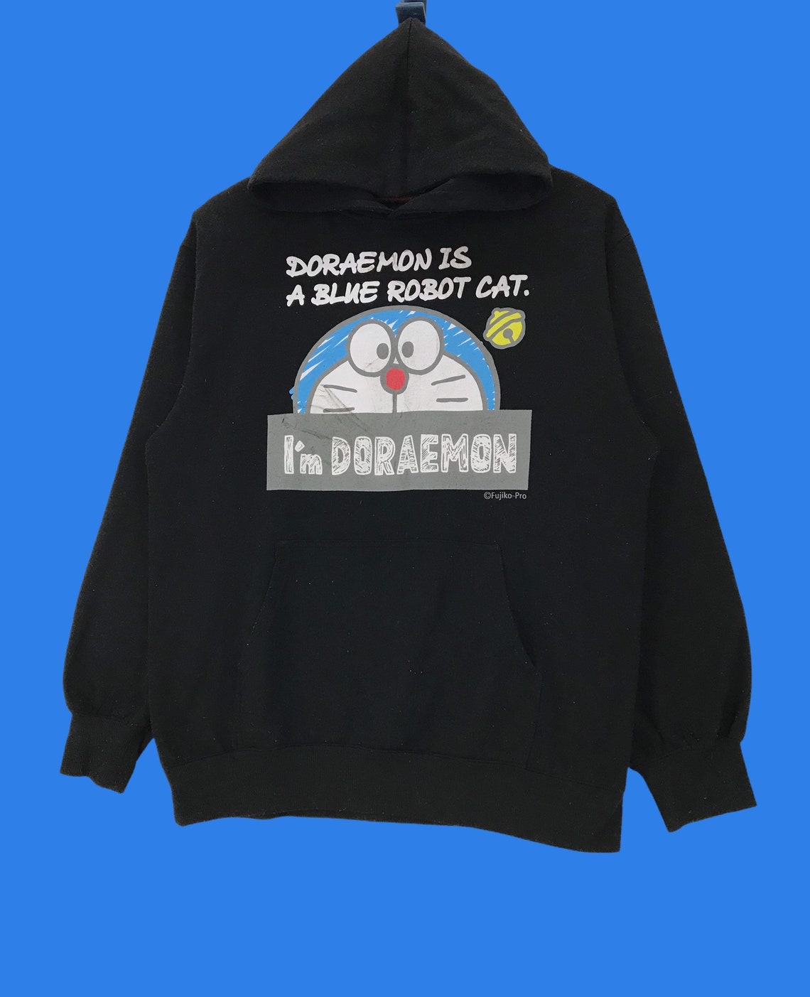 Vintage Doraemon Hoodie Japanese Anime Cartoon Hoodie Etsy