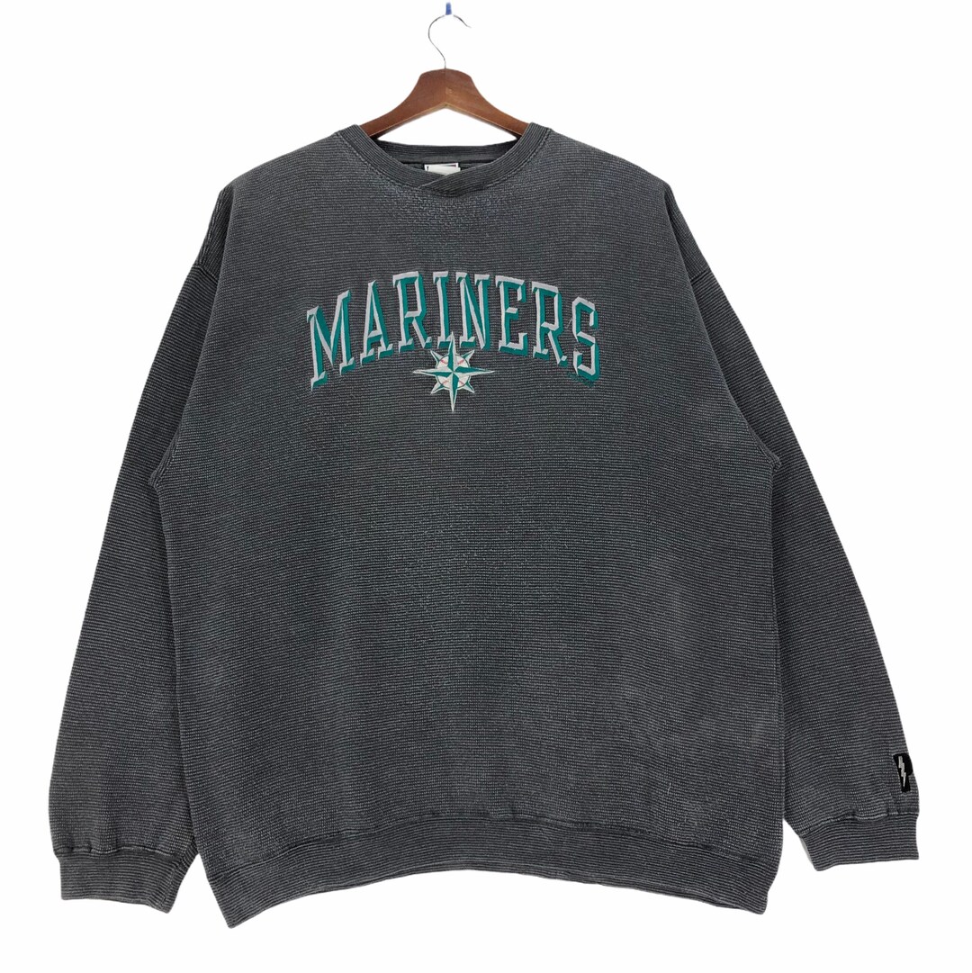 Vintage Seattle Mariners Sweatshirt Crewneck Spellout Seattle - Etsy