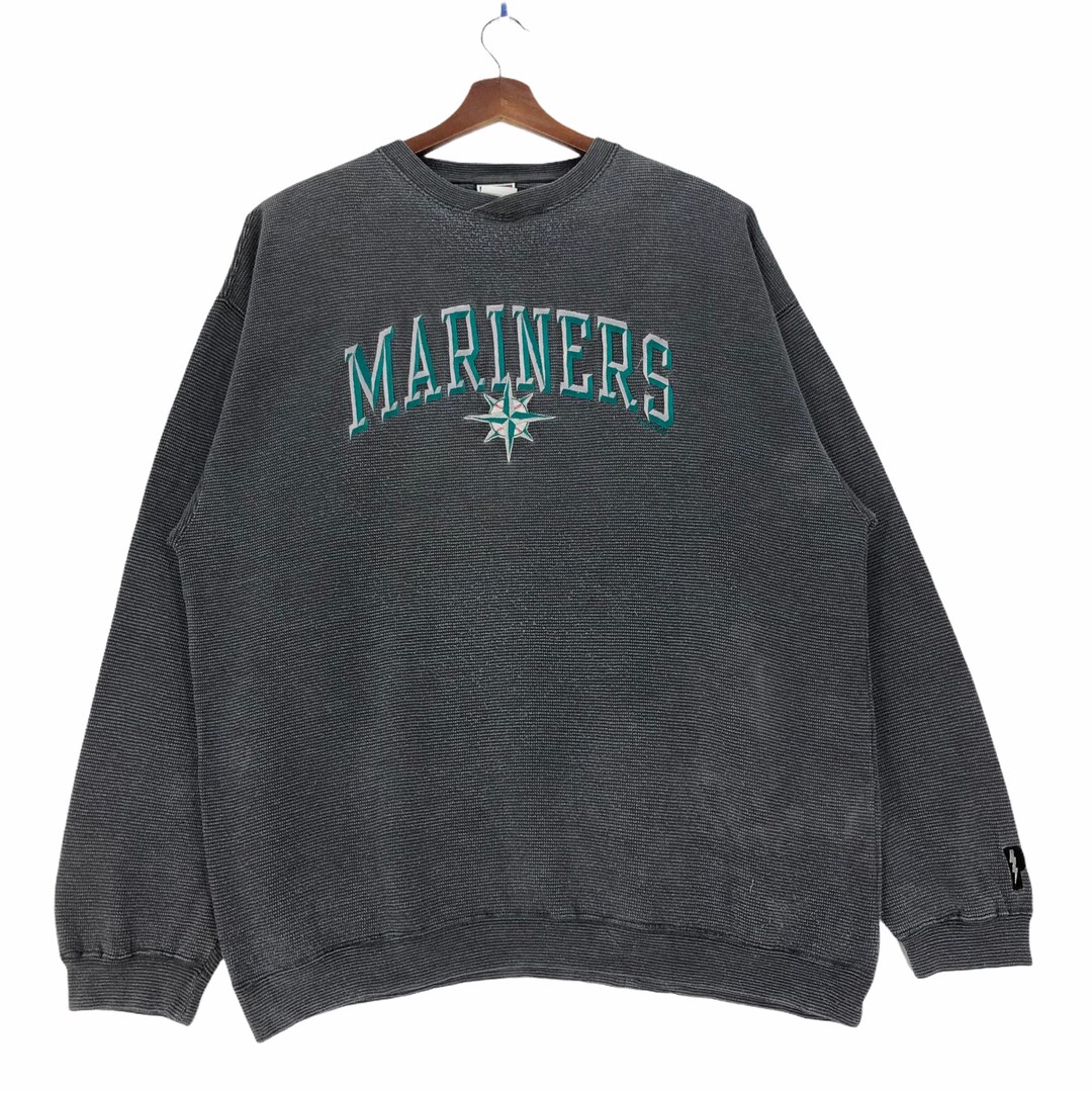 Vintage Seattle Mariners Sweatshirt Crewneck Spellout Seattle Mariners