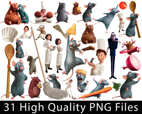 Ratatouille Clipart Ratatouille Png Ratatouille Images Etsy Canada