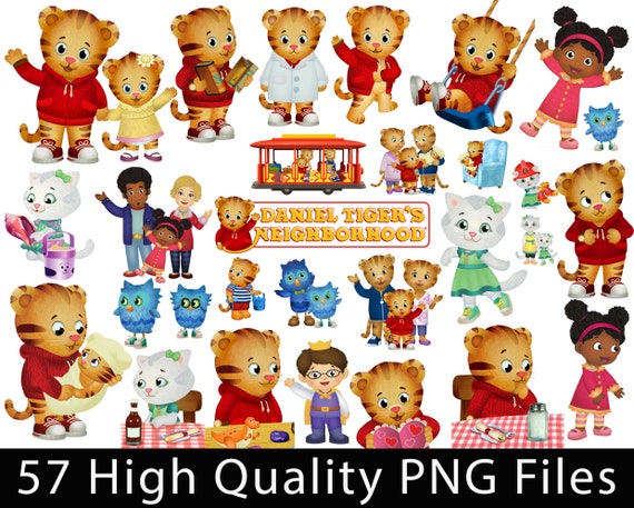 Daniel Tiger Neighborhood Clipart Daniel Tiger Neighborhood | Etsy