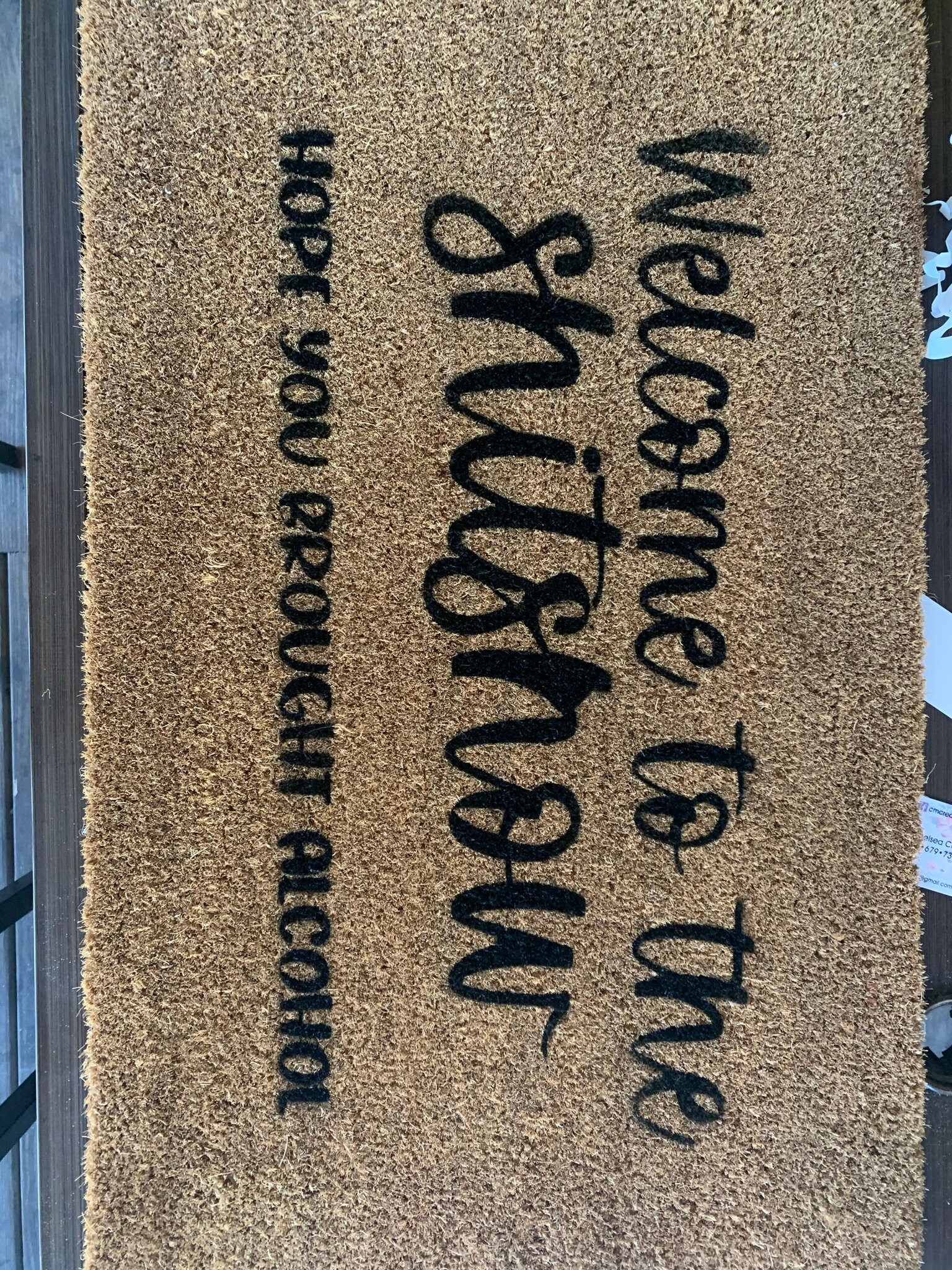 Alfombra de puerta personalizada | Etsy
