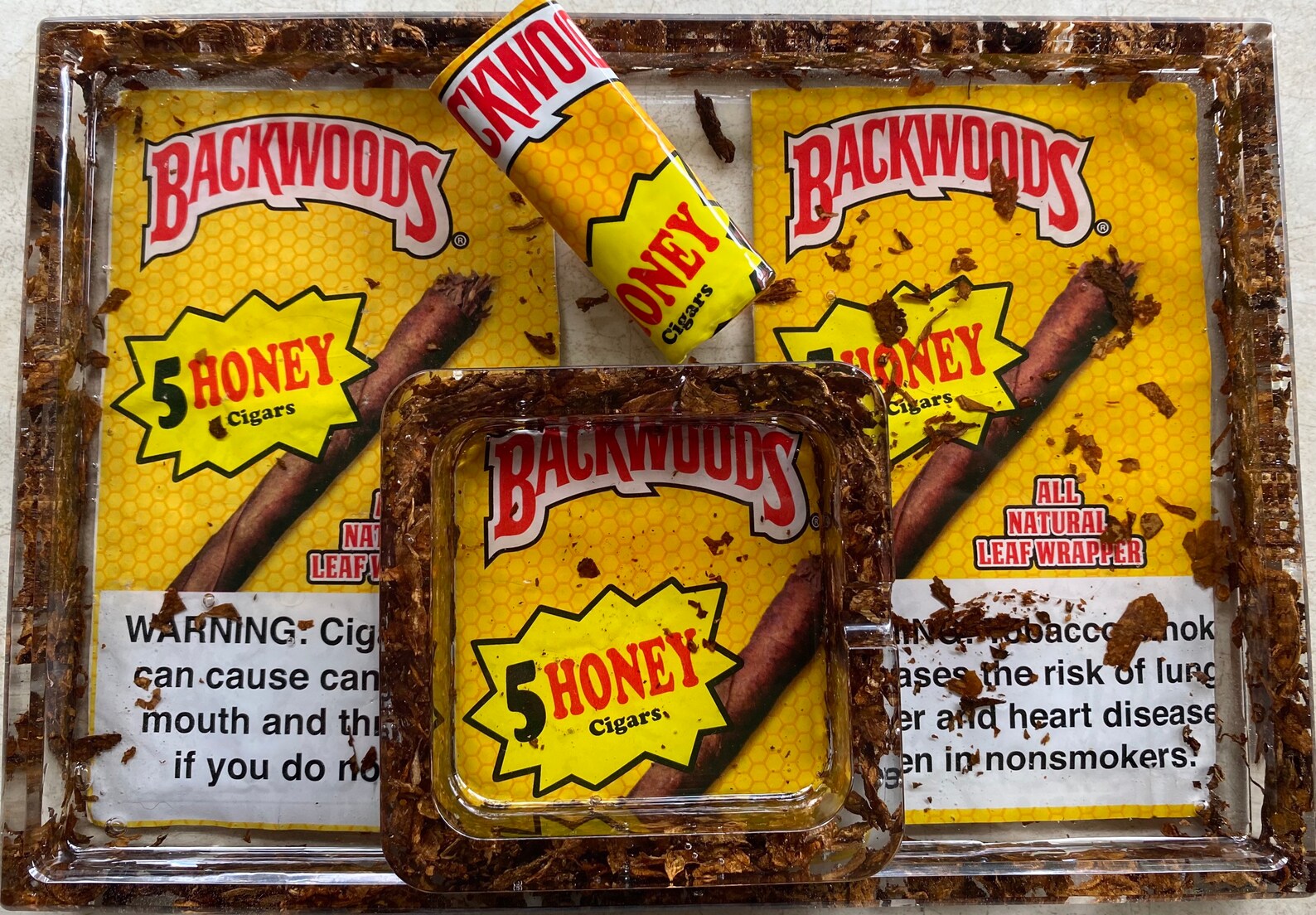 Backwoods Rolling Tray Set Etsy