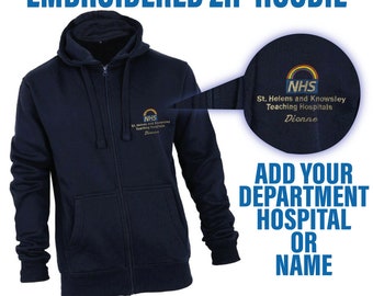 Personalised nhs zip hoodie Outlet