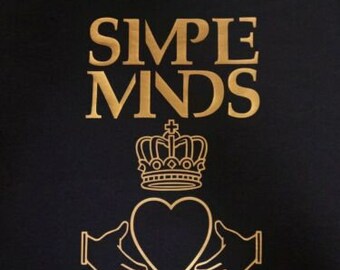 simple minds band t shirt jim kerr fruit of loom kids adults sizes