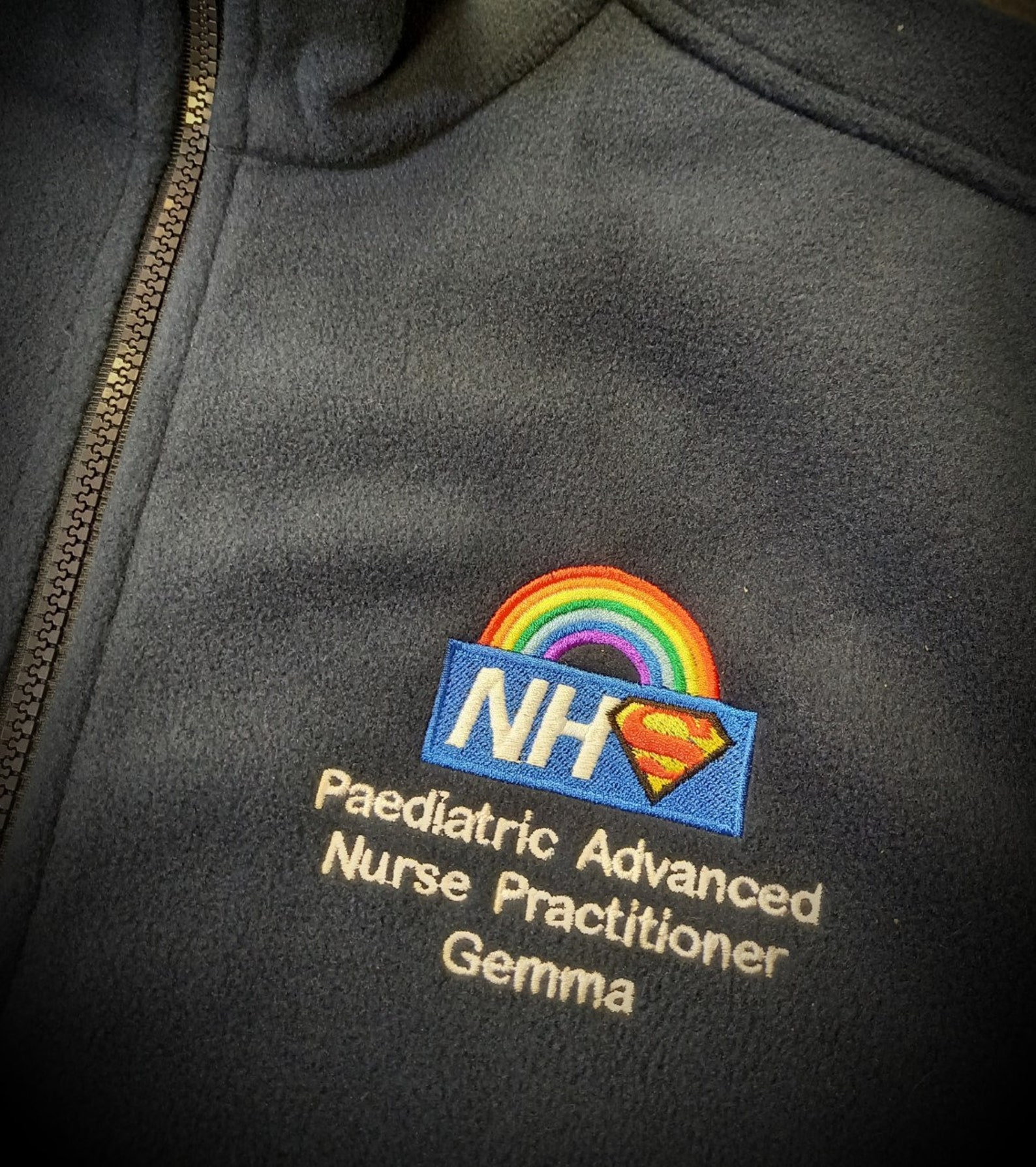 Nhs zip hoody personalised hoodies NHS add your name Etsy
