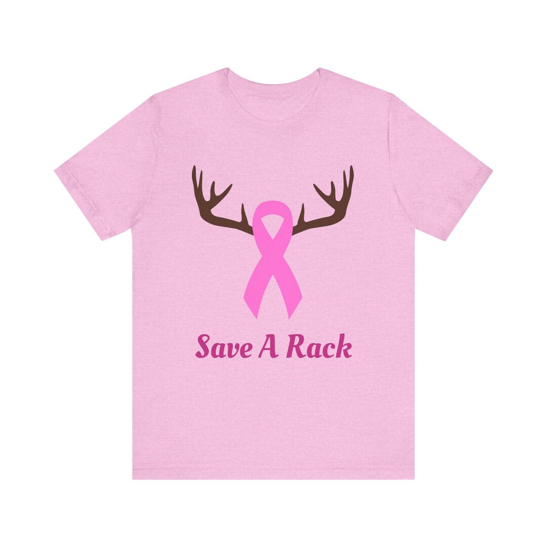 Save A Rack - Breast Cancer Awareness - Unisex Jersey Short Sleeve Tee ...