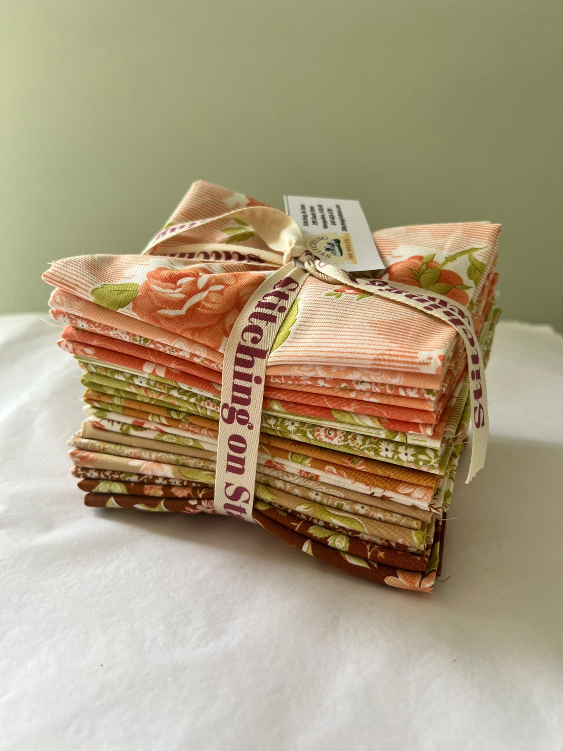 Cinnamon & Cream Fat Quarter Bundle by Fig Tree Co. Fat Etsy
