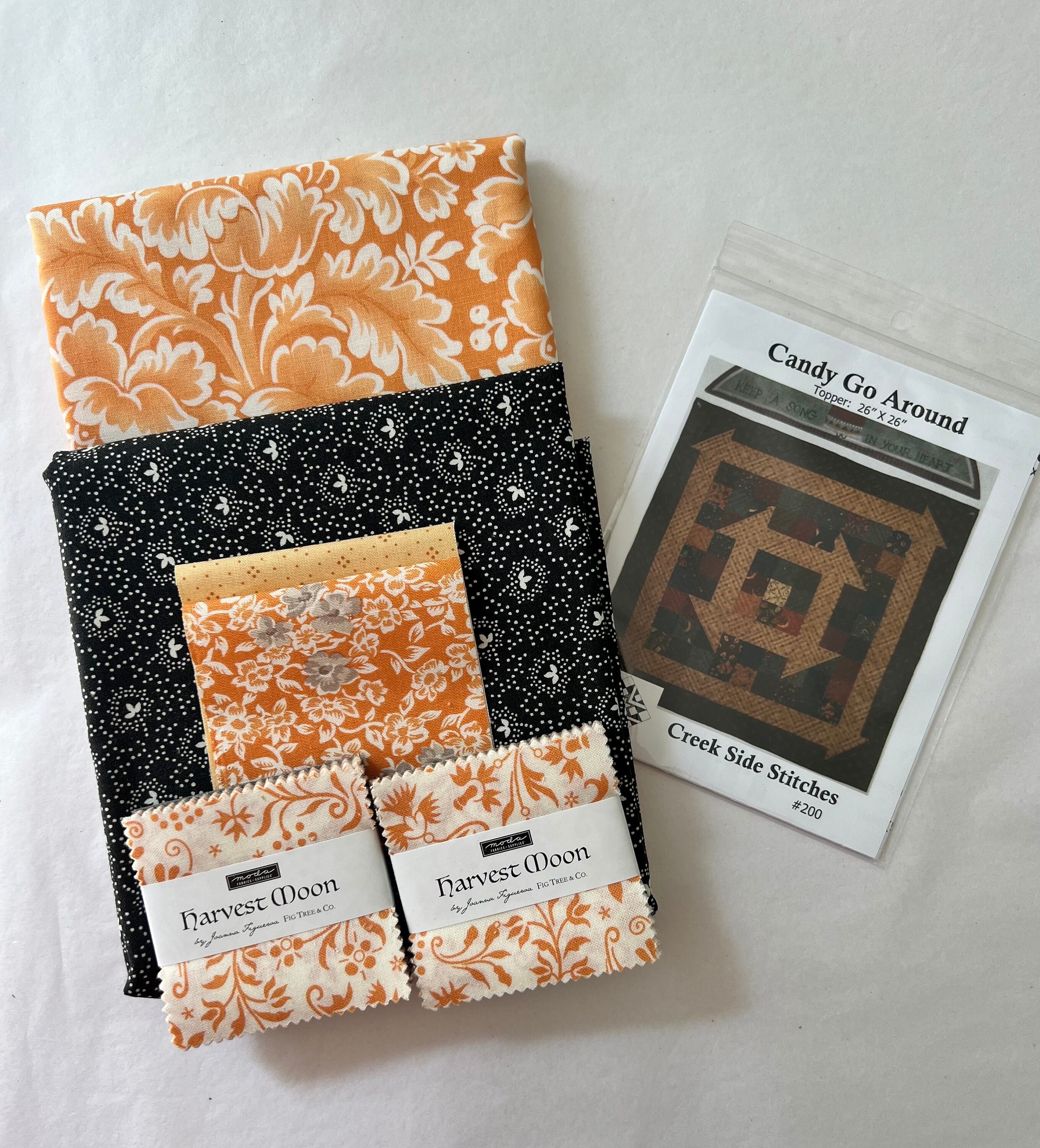 Candy Go Around Quilt Kit, Wall Hanging Quilt Kit, Table Topper Pattern