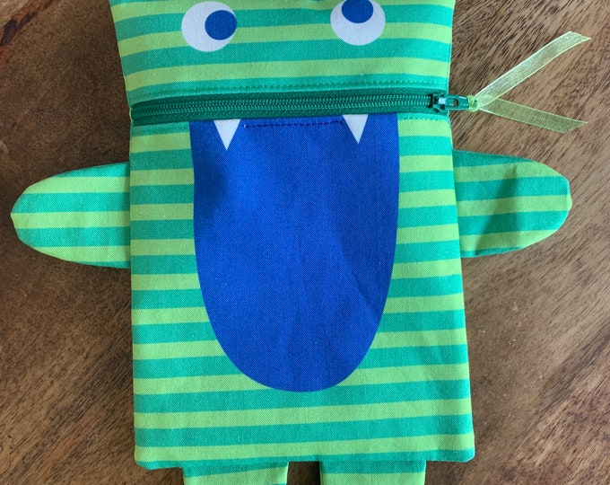 Sewing Project for Kids, Monster Zipper Pouch Sewing Kit, Cut Sew ...