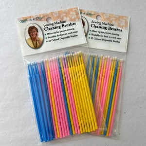 Sewing Machine Cleaning Brushes- Disposable - Quilt in a  Day -