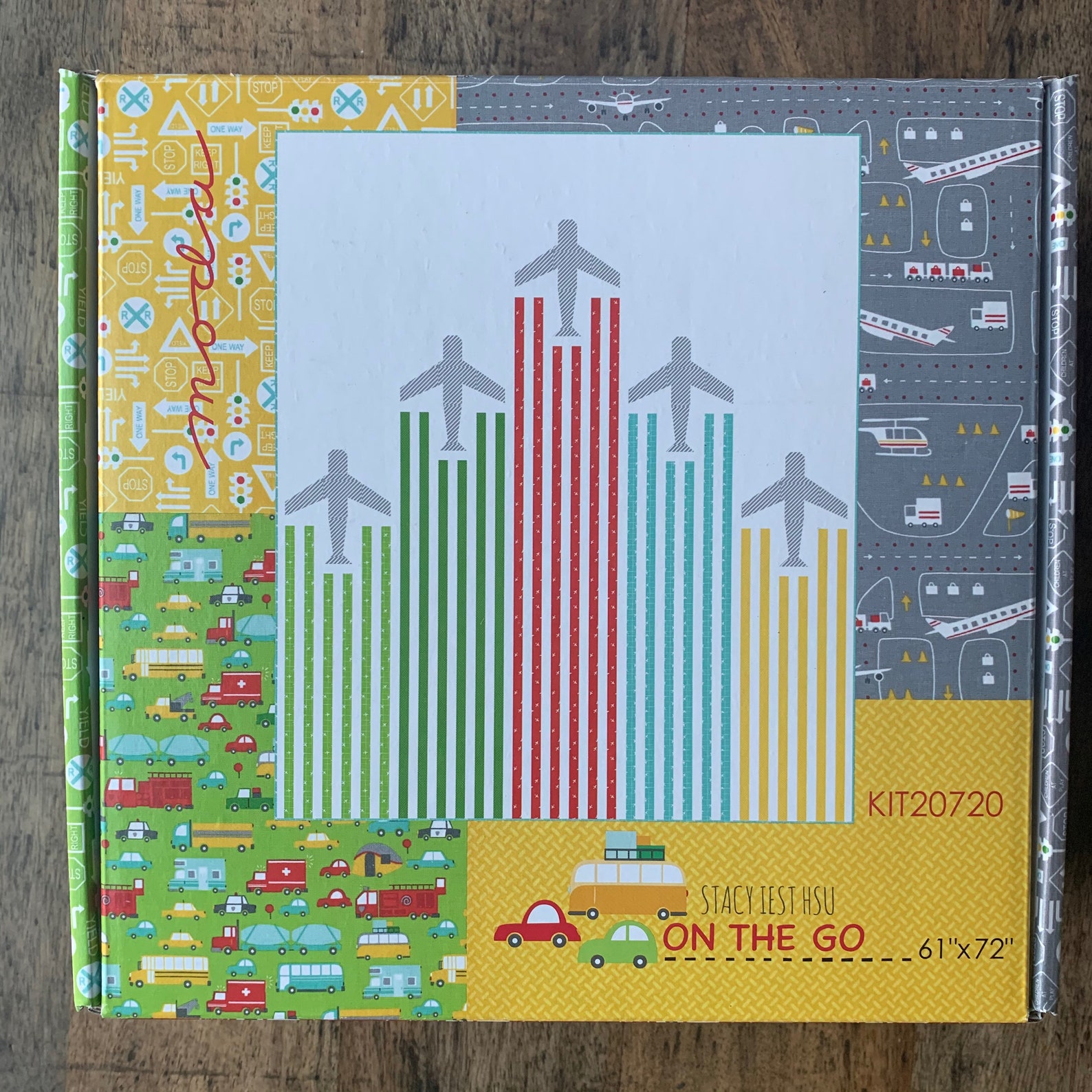 Airplane Quilt Kit, Lets Fly Quilt Kit Stacy Iest Hsu, Kids Quilt Kit