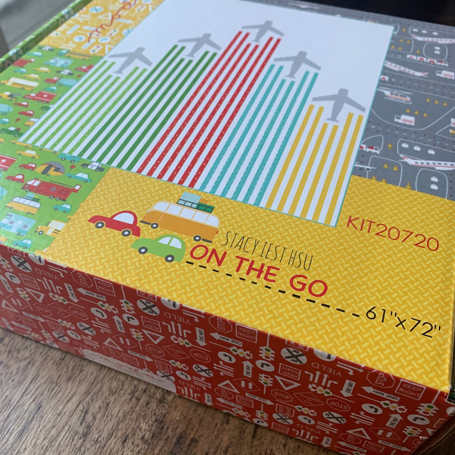 Airplane Quilt Kit, Lets Fly Quilt Kit Stacy Iest Hsu, Kids Quilt Kit