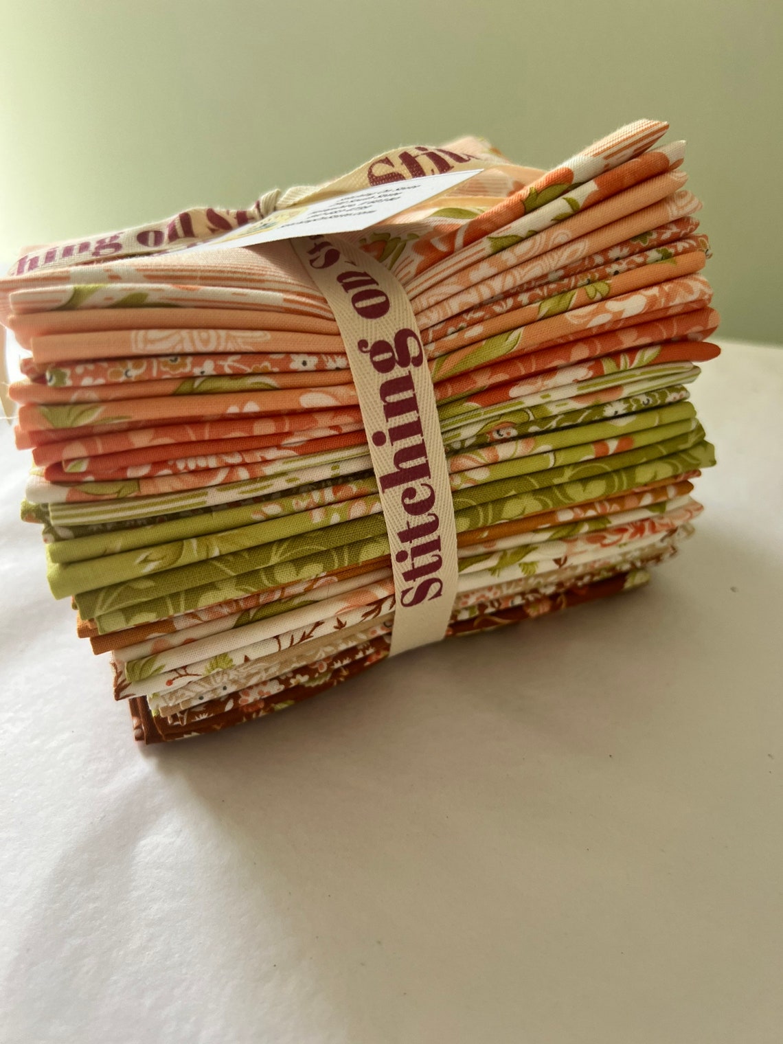 Cinnamon & Cream Fat Quarter Bundle by Fig Tree Co. Fat Etsy