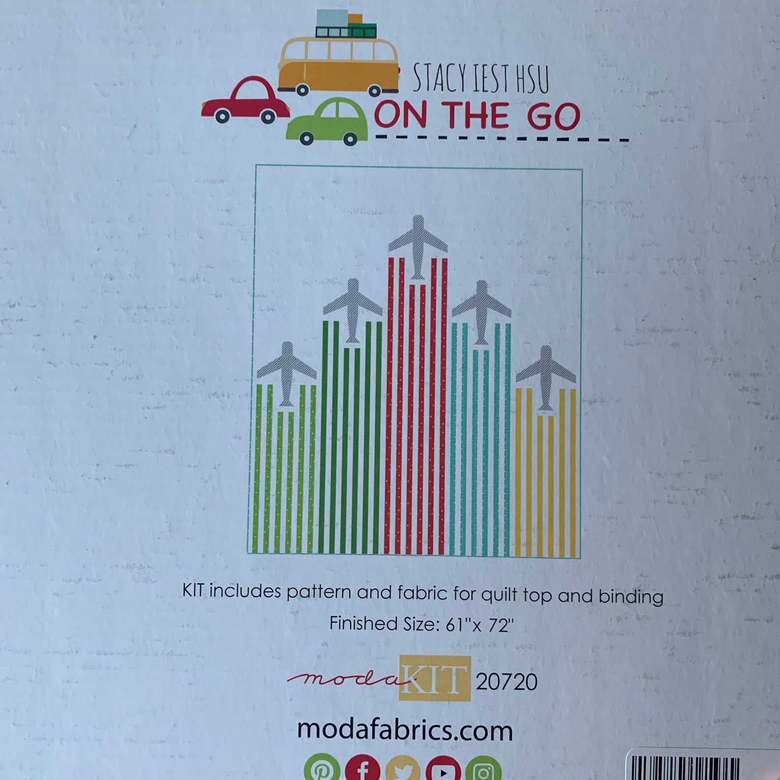 Airplane Quilt Kit, Lets Fly Quilt Kit Stacy Iest Hsu, Kids Quilt Kit