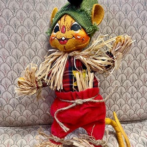Vintage Annalee Scarecrow Mouse
