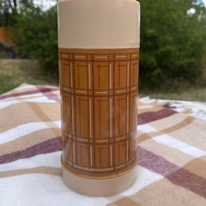 Vintage Plaid Aladdin 10 ounce Thermos