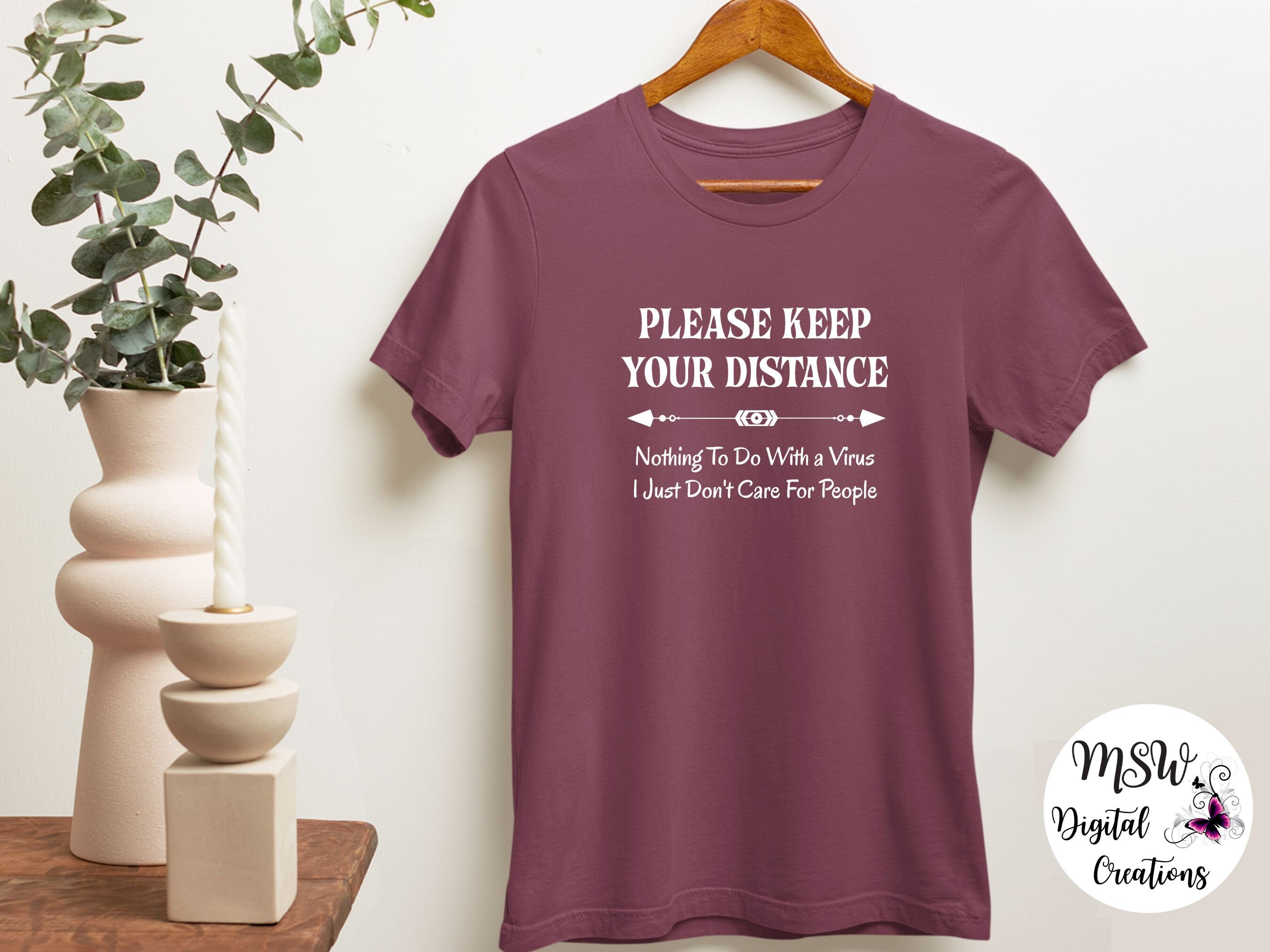 Sarcastic Social Distance Shirt – Funny Graphic Tee - Etsy