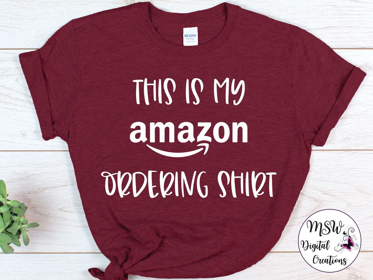 This Is My Amazon Ordering Shirt Amazon Shirt Custom Shirts Etsy