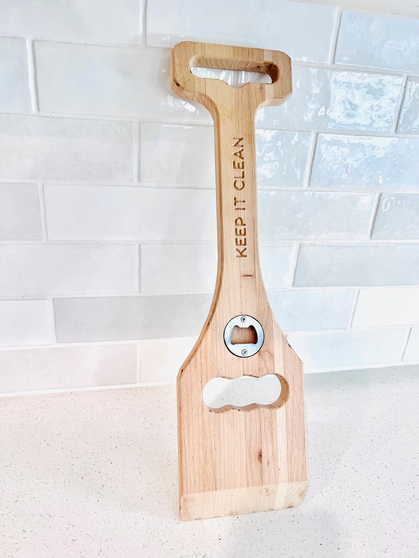 CNC File Grill BBQ Scraper With Bottle Opener .svg .dxf Etsy Canada