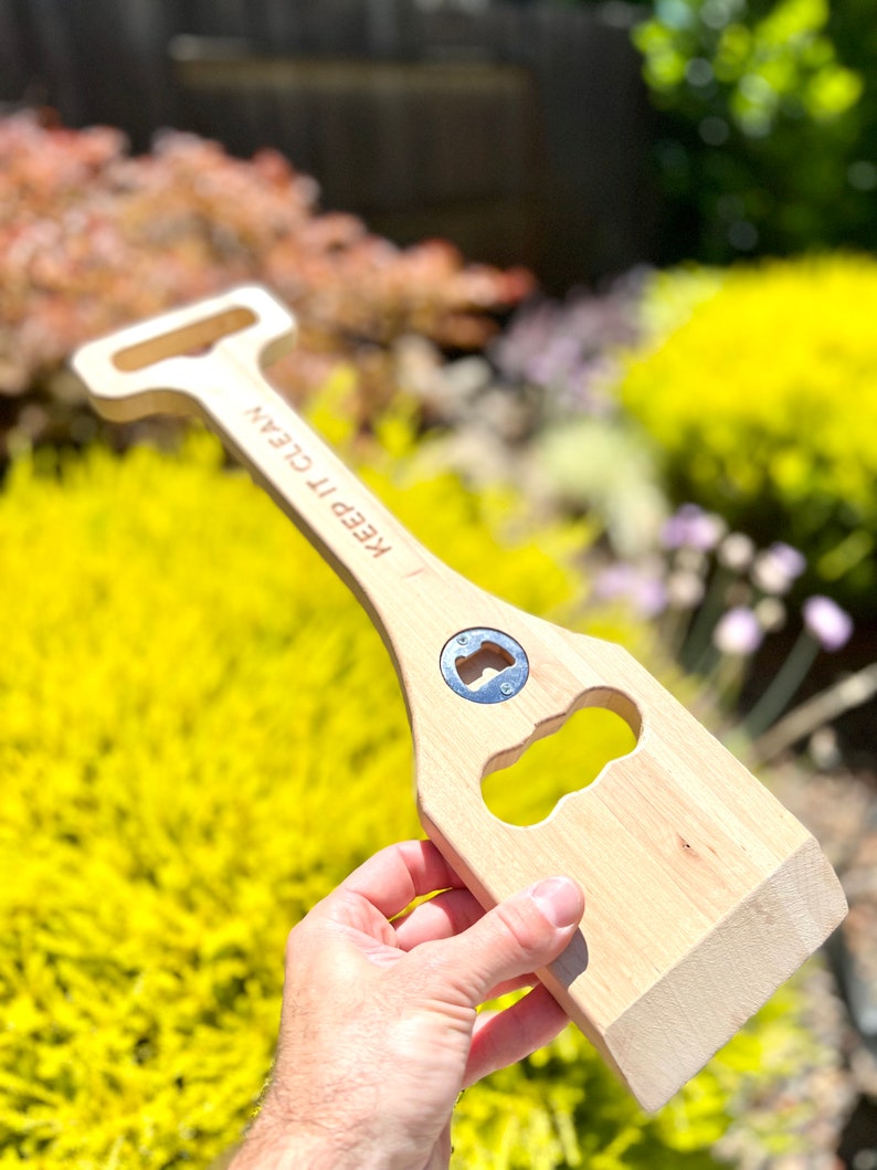 CNC File Grill BBQ Scraper With Bottle Opener .svg .dxf Etsy