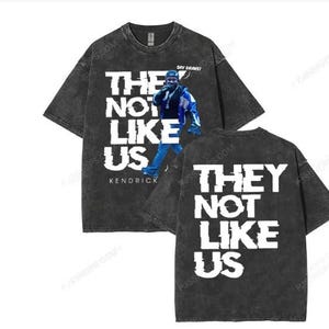 ケンドリック・ラマー Say Drake They Not Like Us Tシャツ メンズ レディース ファッション ヒップホップ オーバーサイズ Tシャツ 100%コットン Tシャツ ストリートウェア