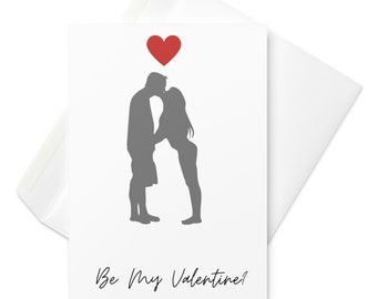 Sii il mio San Valentino? Biglietto di San Valentino, Biglietto di San Valentino per lei, Biglietto di San Valentino per lui, Biglietto di San Valentino divertente, Biglietto di paesaggio