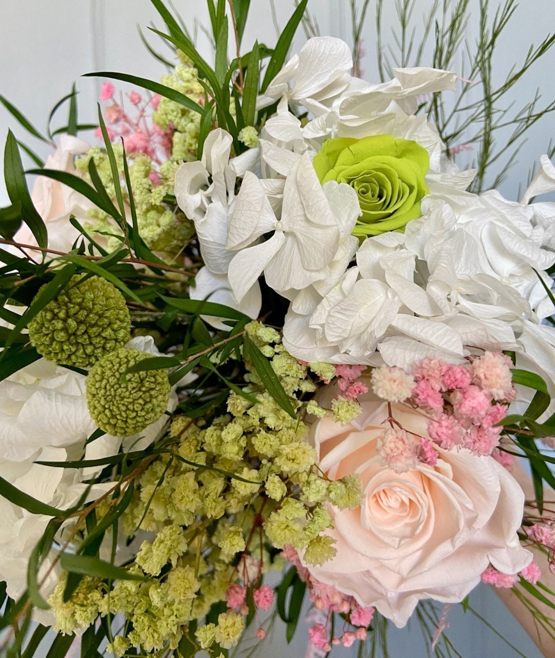 Bouquet de Mariée en fleurs stabilisées - Etsy France