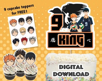 Anime Cake Topper Etsy Anime Cake Topper Etsy