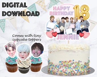 Bts Cake Etsy