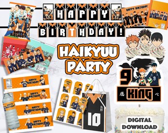 Anime Party Etsy Anime Party Etsy