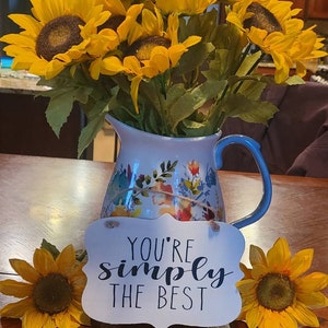 Schitts Creek Sign | You&#39;re Simply The Best | Schitts Creek Gift | David Rose Gift | Funny Home Decor | Small Wood Sign