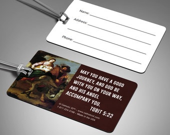 Holy Family Luggage Tag (Catholic Luggage Tags)