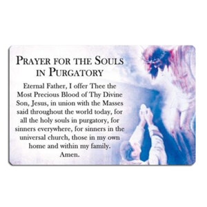 Prayer for the Souls in Purgatory (St. Gertrude Prayers)