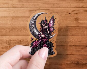 Stickers, Gifts, Sticker Lover Gifts, Custom Stickers, Gothic Stickers, Fantasy Stickers, Animal Stickers, AI Print on Demand Stickers