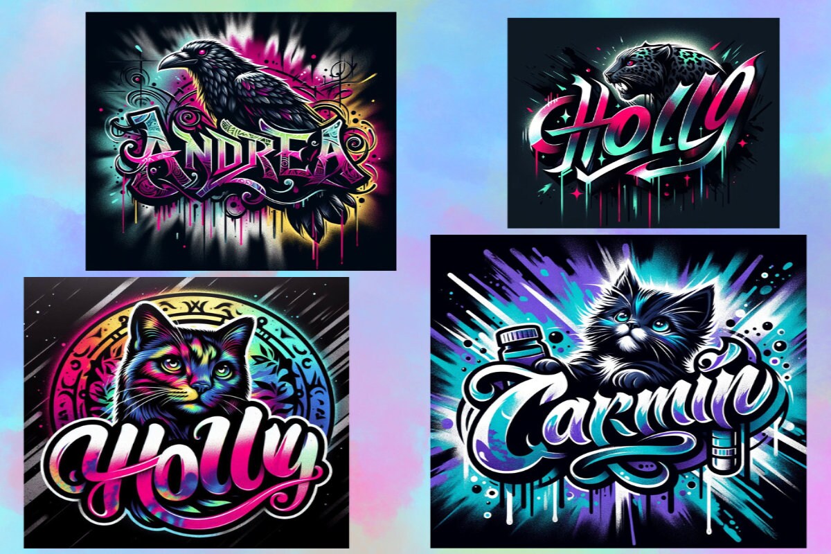 Custom Name Logos - Made to Order - Etsy