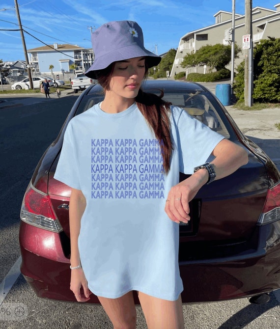 Kappa Kappa Gamma Stacked Tee Custom 