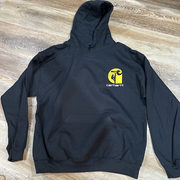 Carhartt hoodie | Carhartt sweatshirt | custom Carhartt sweatshirt | linemen Carhartt sweatshirt | lineman shirt | lineman Carhartt