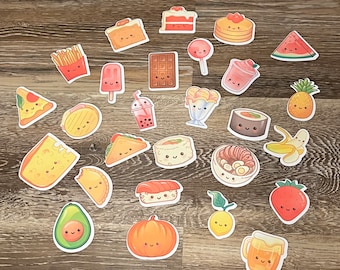 Food stickers | dessert stickers | sushi stickers | drink stickers | cute stickers | cute food stickers