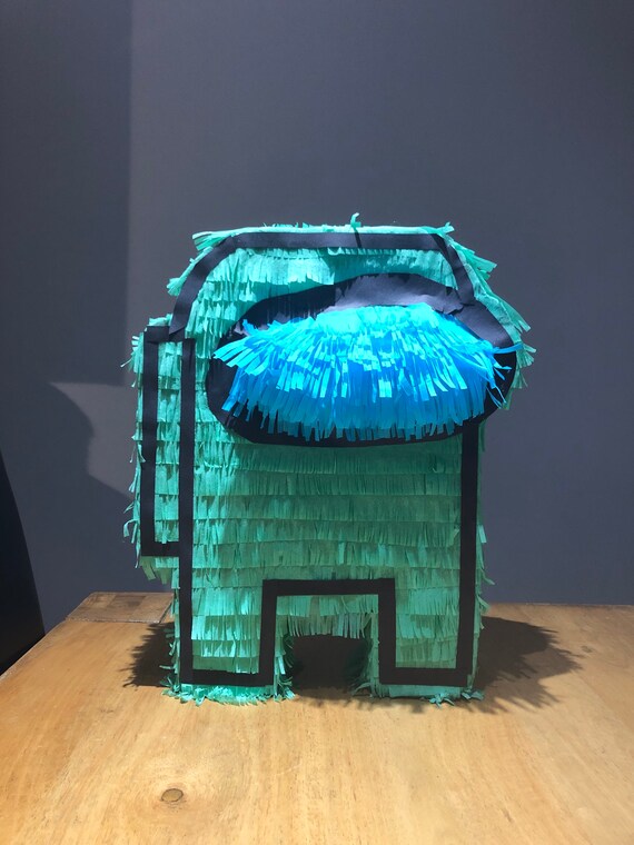 Among Us Piñata 30x40cm & Wooden Piñata Stick Etsy