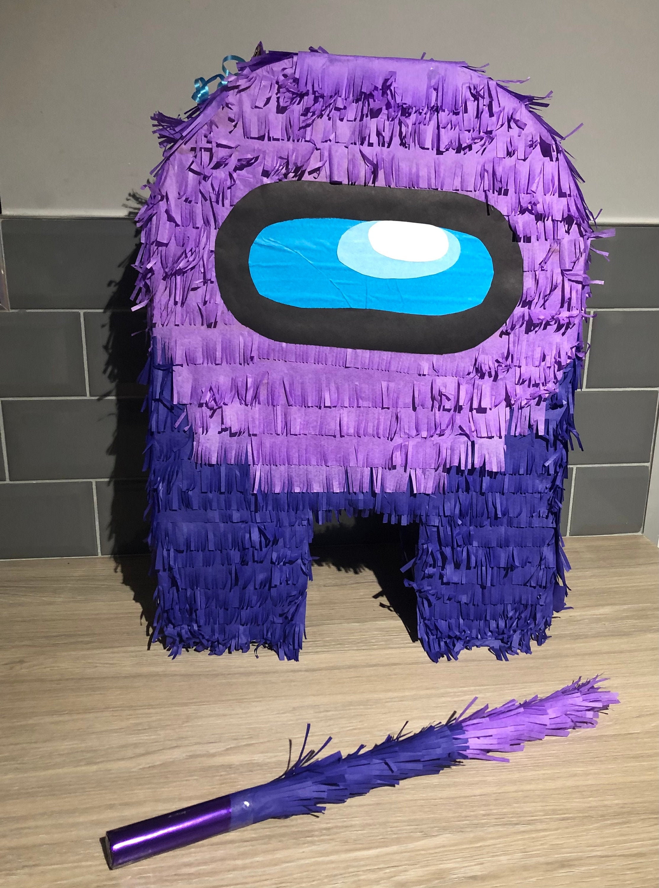 Among Us Piñata 3D ANY COLOUR and Wooden Piñata Stick - Etsy UK
