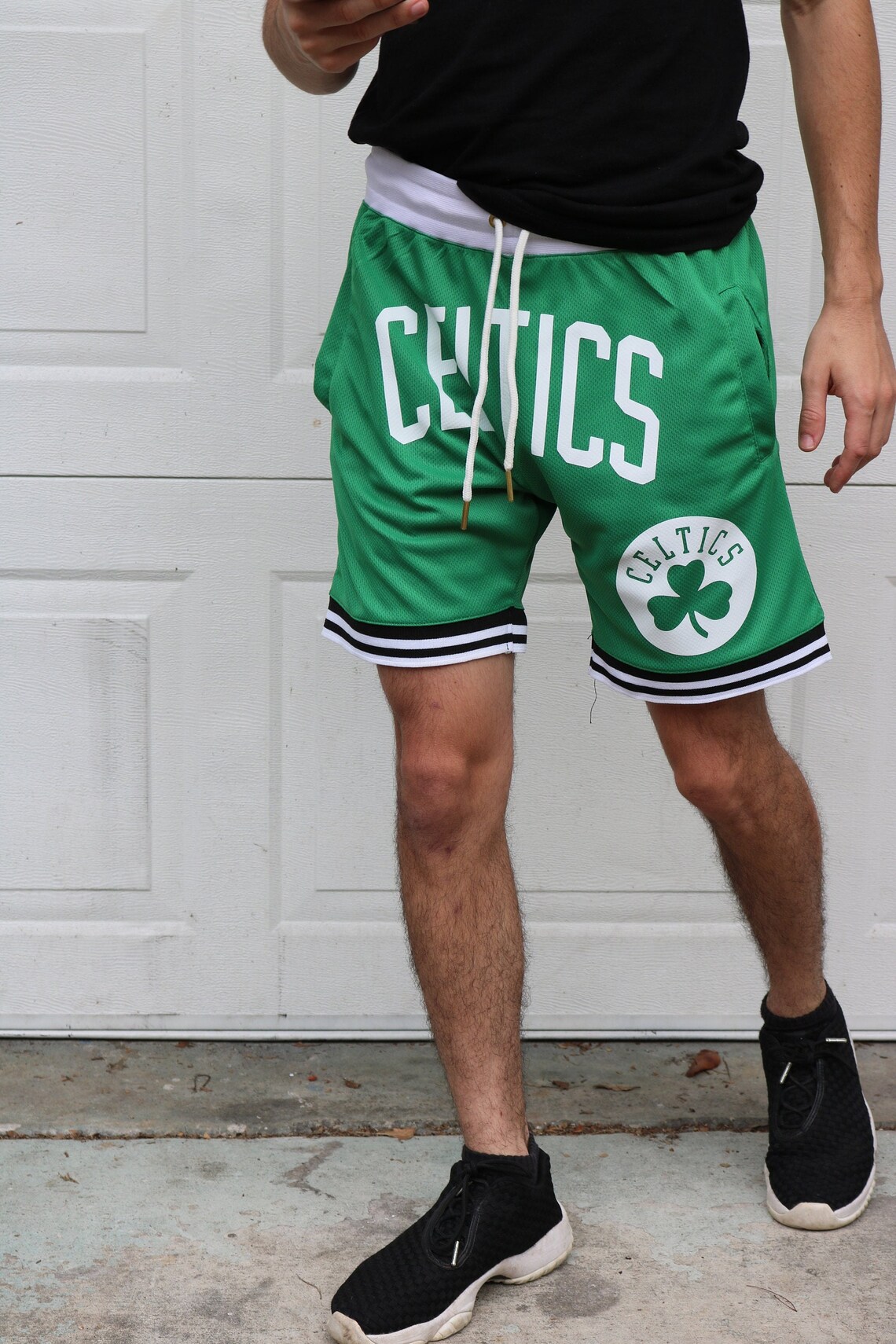Boston Celtics Basketball Shorts CELTICS Etsy