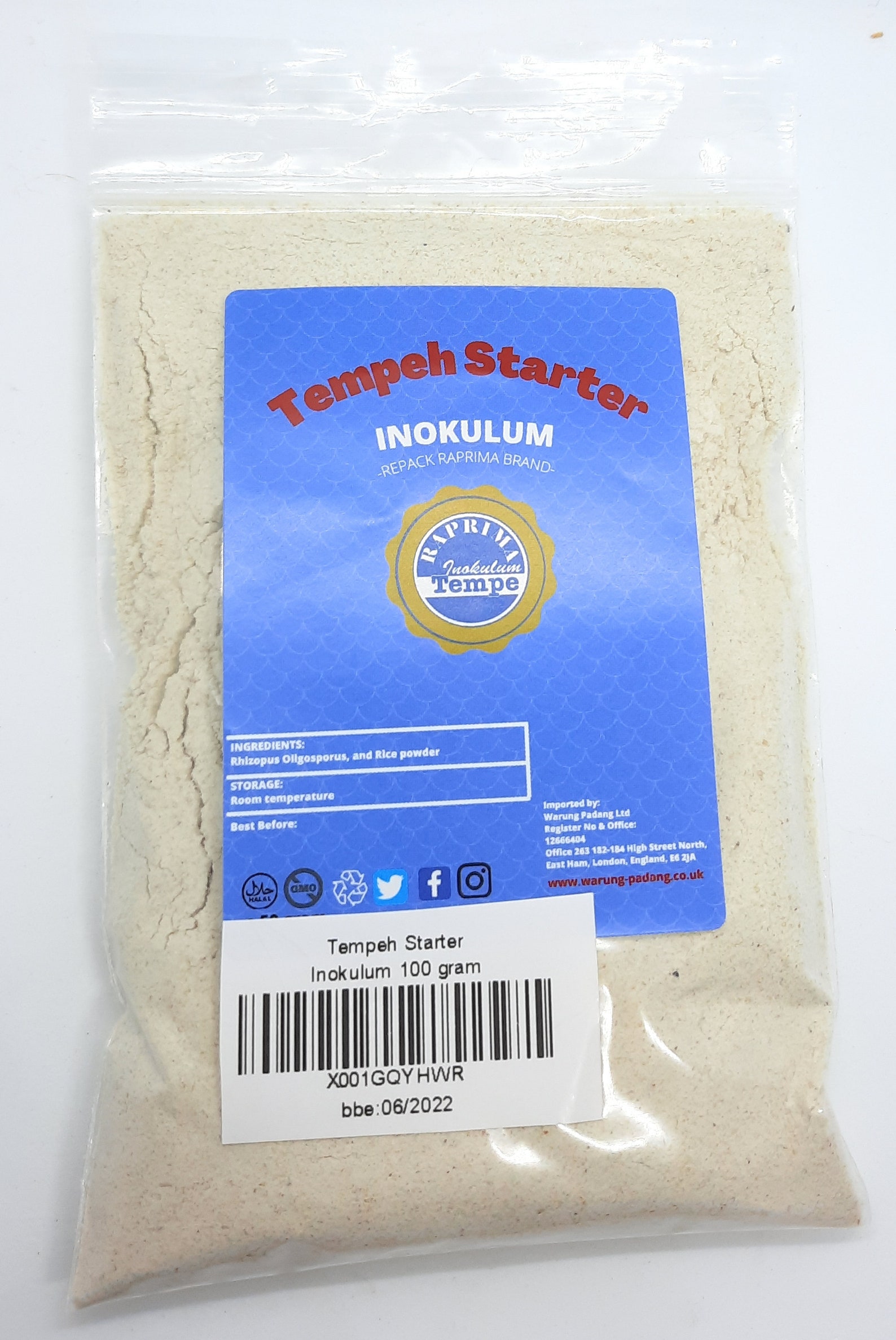 Ragi Tempe 100 gram/Tempeh starter/Live CultureFREE UK Etsy Nederland
