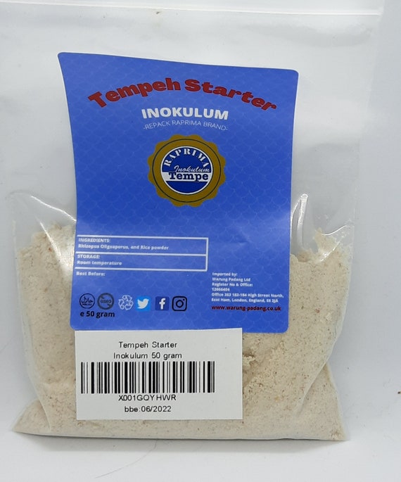 Raprimatempeh Starter/live Culture/ragi Tempe 50 Gramfree UK Etsy
