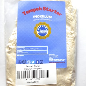 Ragi Tempe 100 gram/Tempeh starter/Live Culture-FREE UK POSTAGE