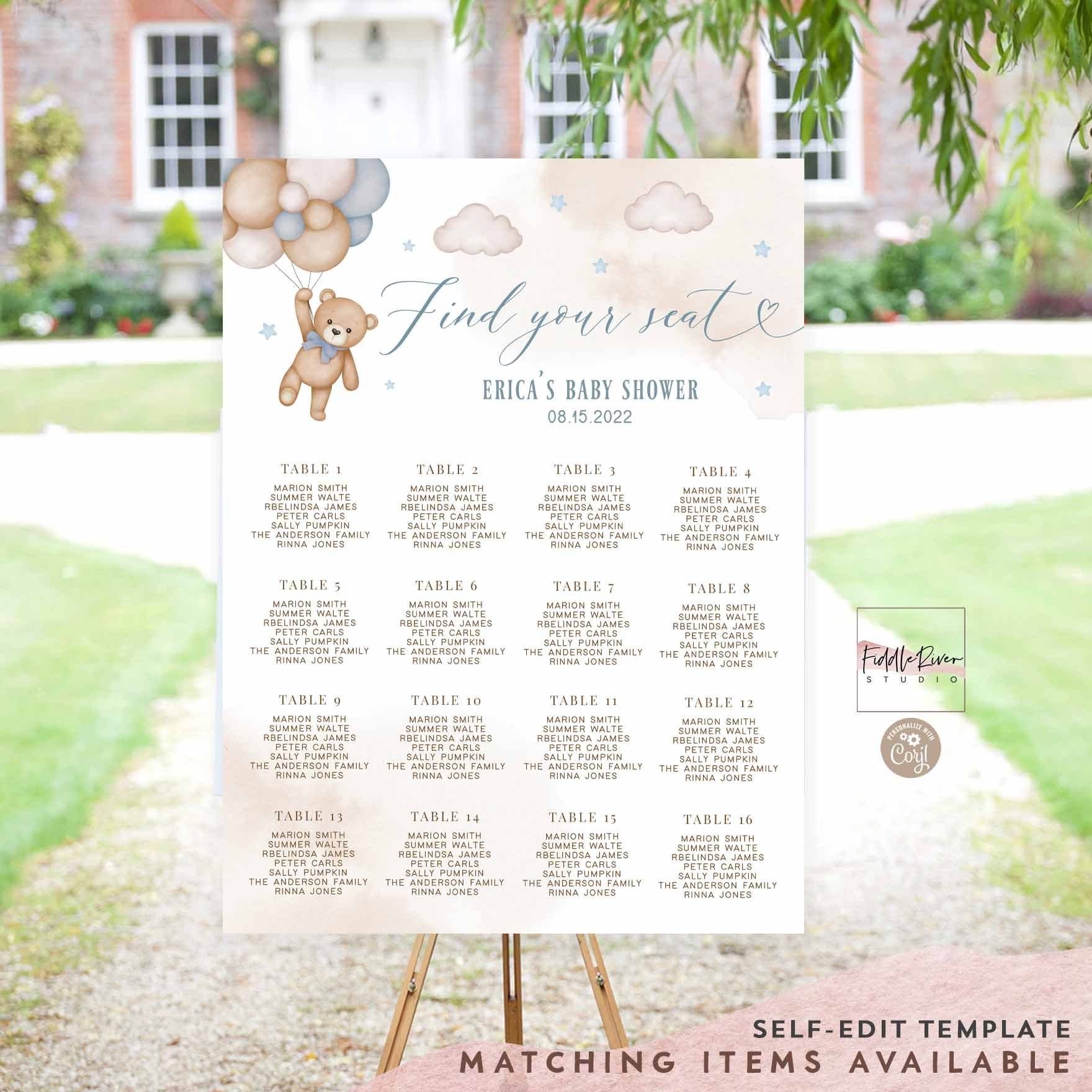 Baby Shower Seating Etsy