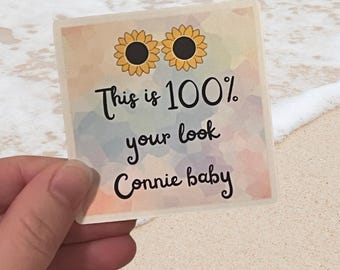 The Summer I Turned Pretty Connie Baby This Is Your Look Sticker
