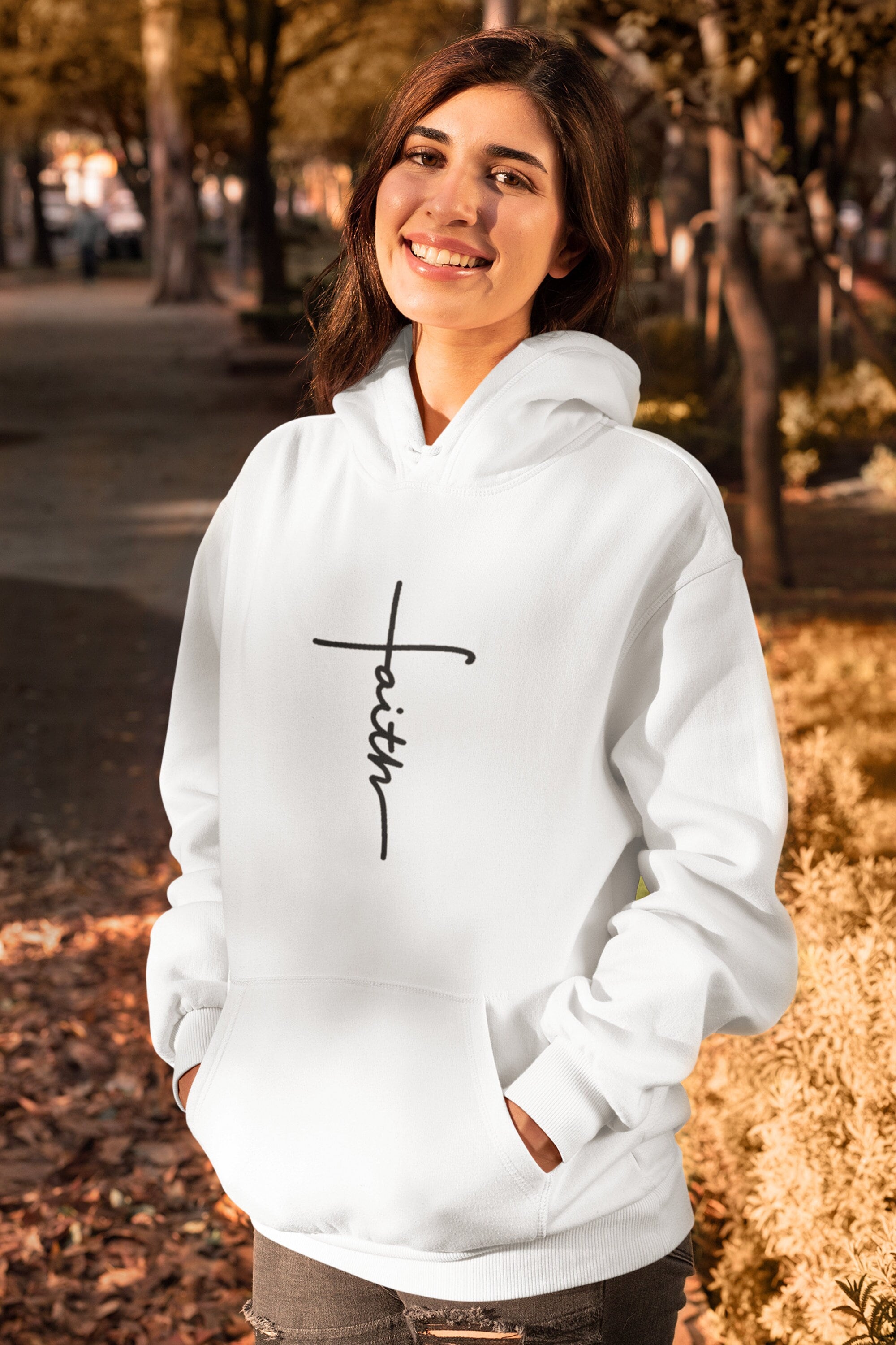 Sweat a capuche religieux Faith Cross Jesus Chretien Amour Unisexe Hoodie Etsy France